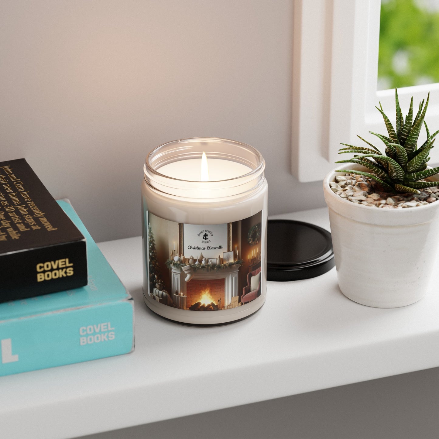 Divine Glow: Aromatic Soy Wax Candle
