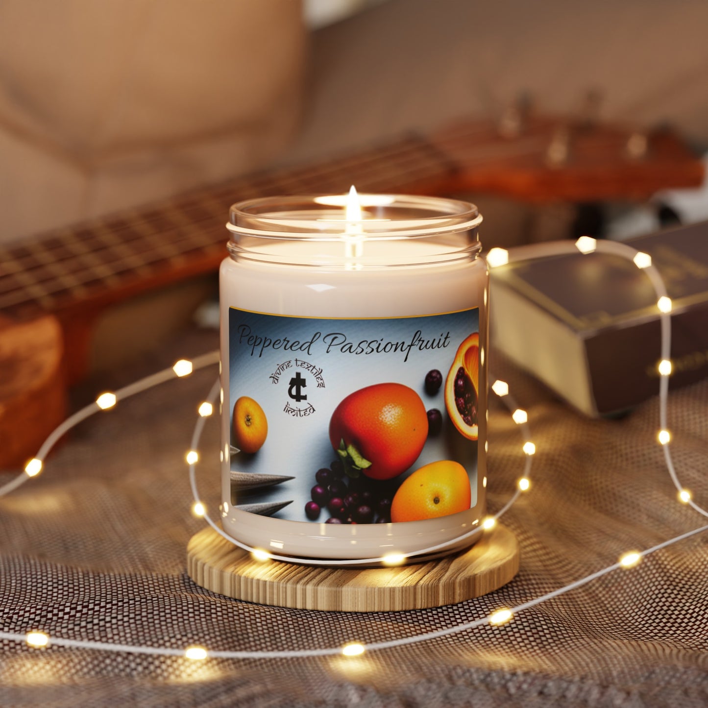 Divine Glow: Aromatic Soy Wax Candle