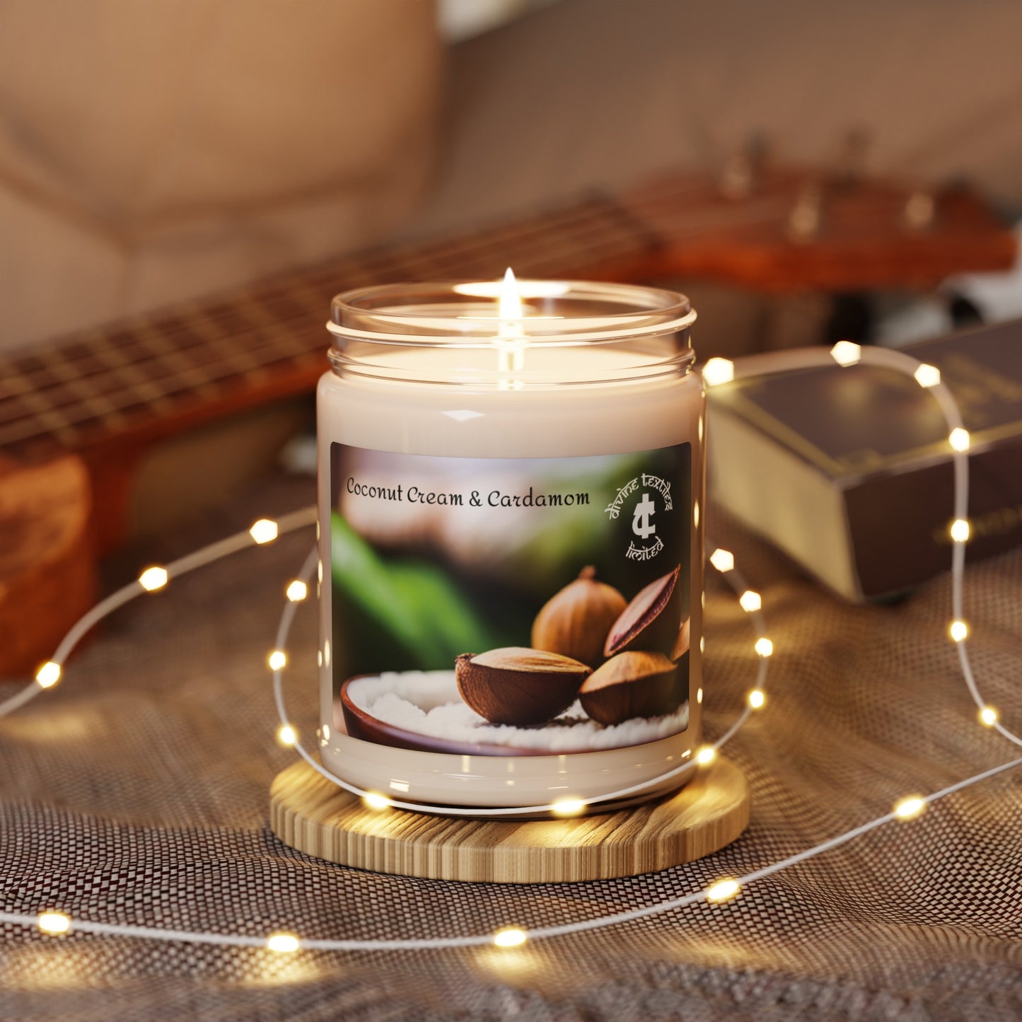 Divine Glow: Aromatic Soy Wax Candle