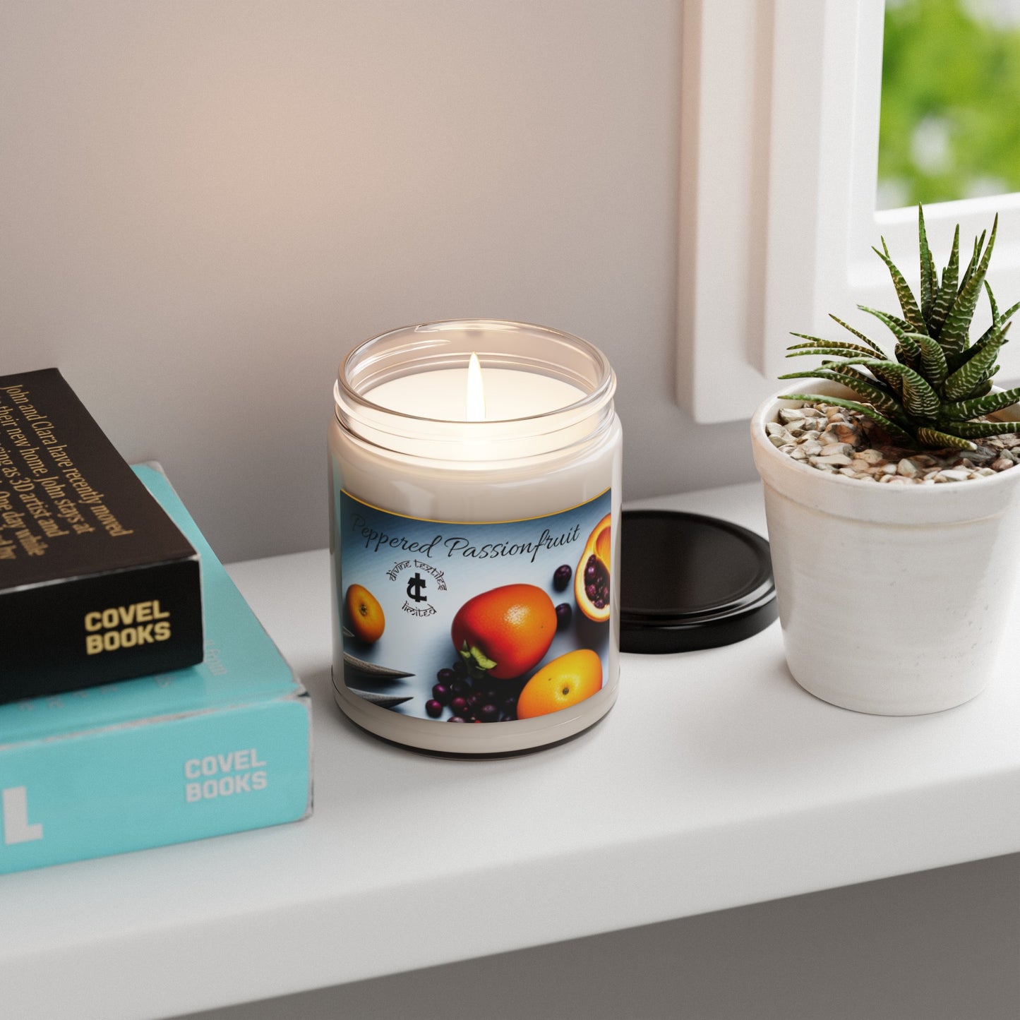 Divine Glow: Aromatic Soy Wax Candle