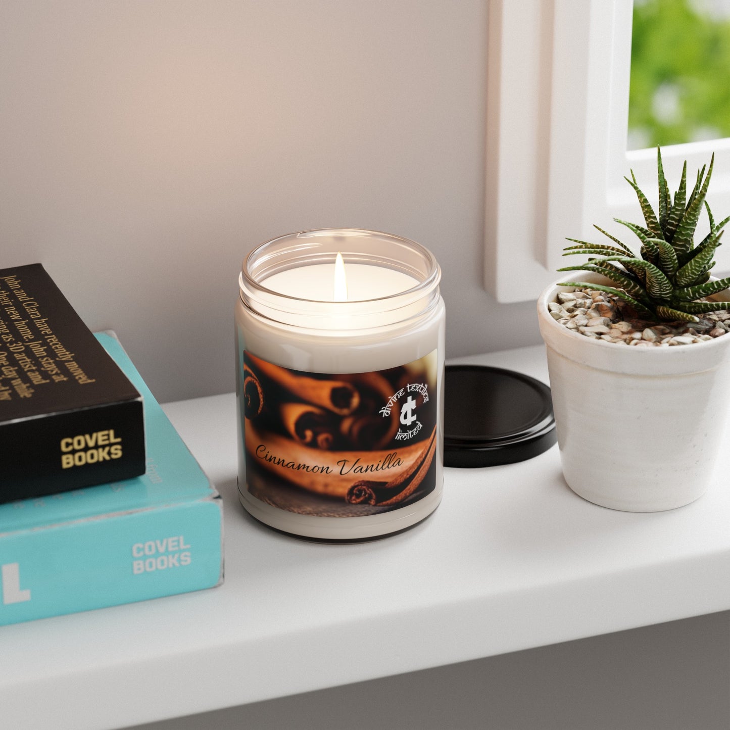 Divine Glow: Aromatic Soy Wax Candle