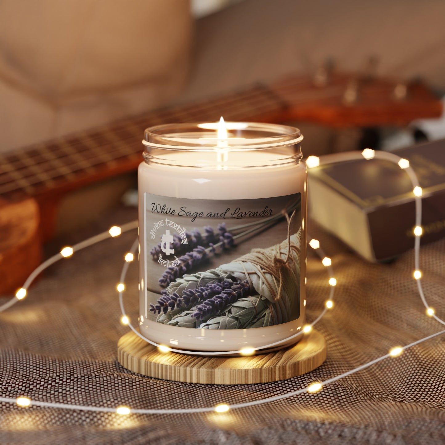 Divine Glow: Aromatic Soy Wax Candle