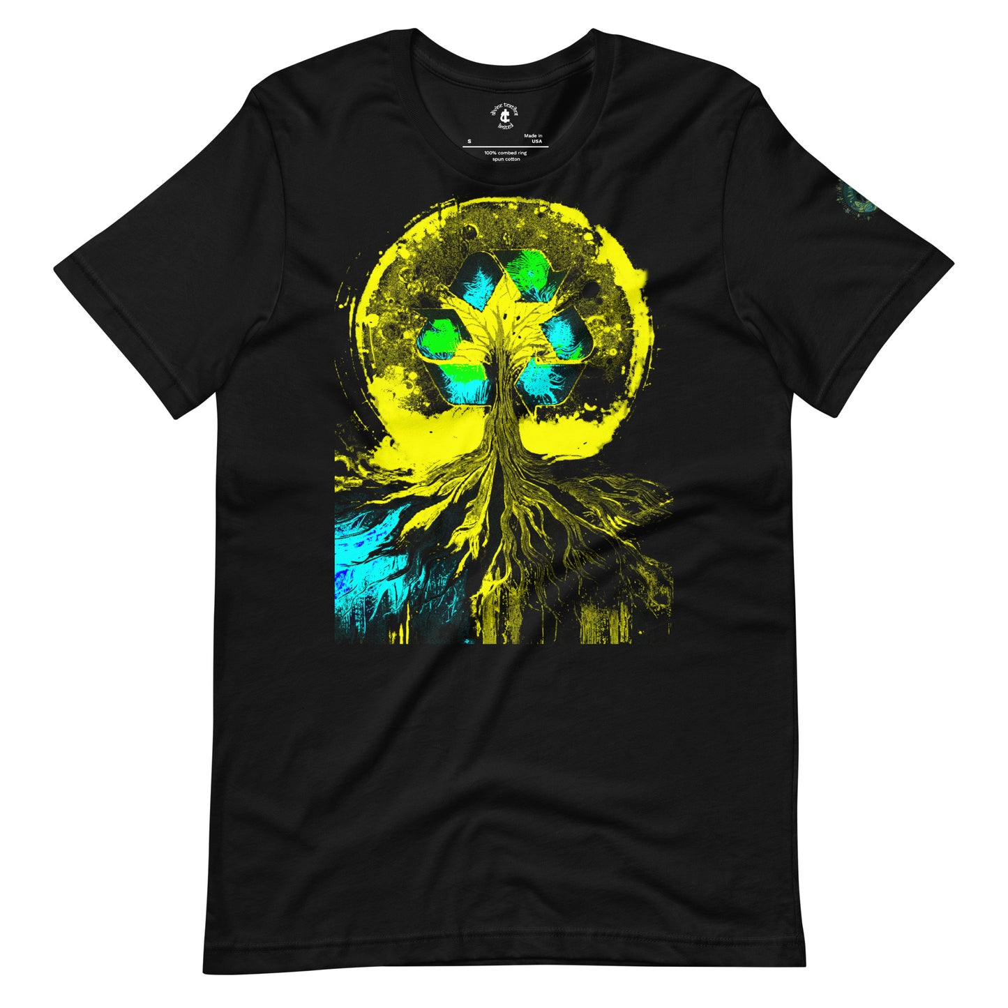 "Tree of Life" eco-roots "Mandala" Tee