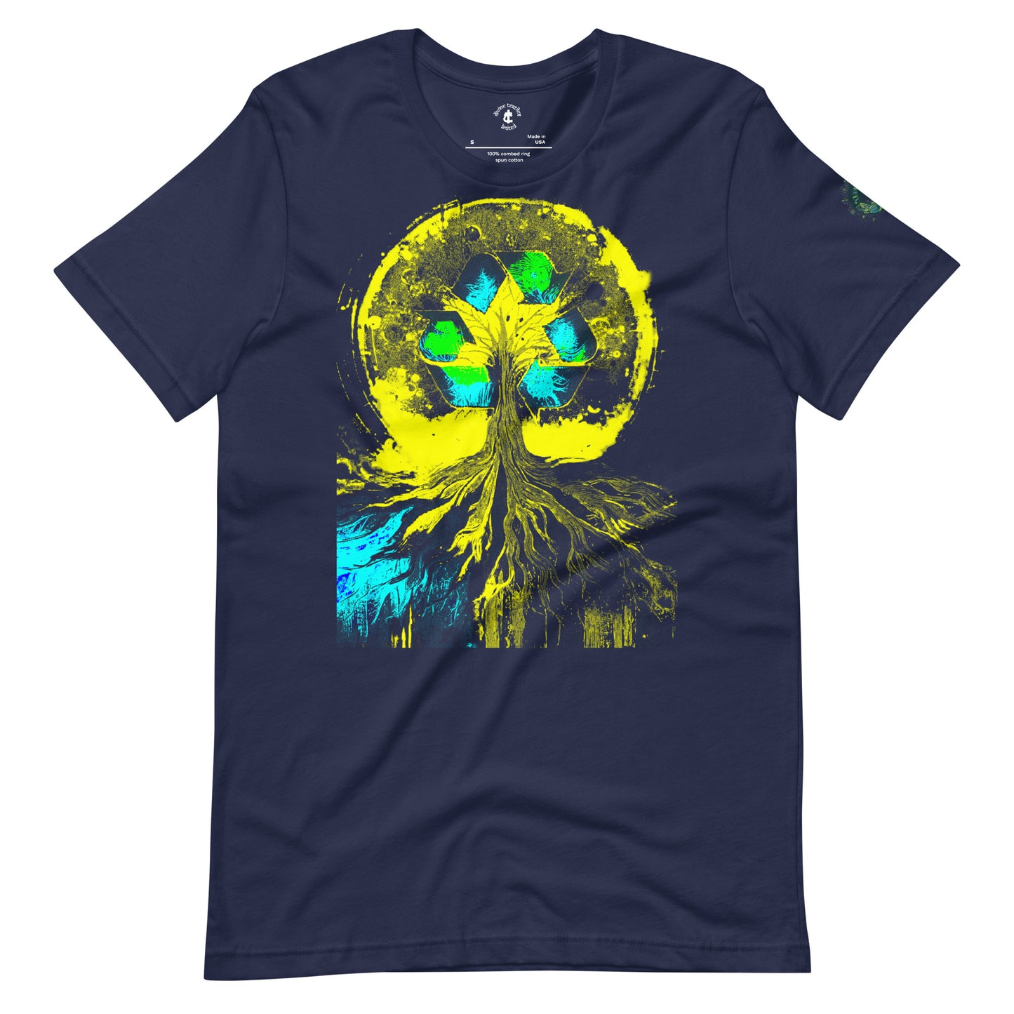 "Tree of Life" eco-roots "Mandala" Tee
