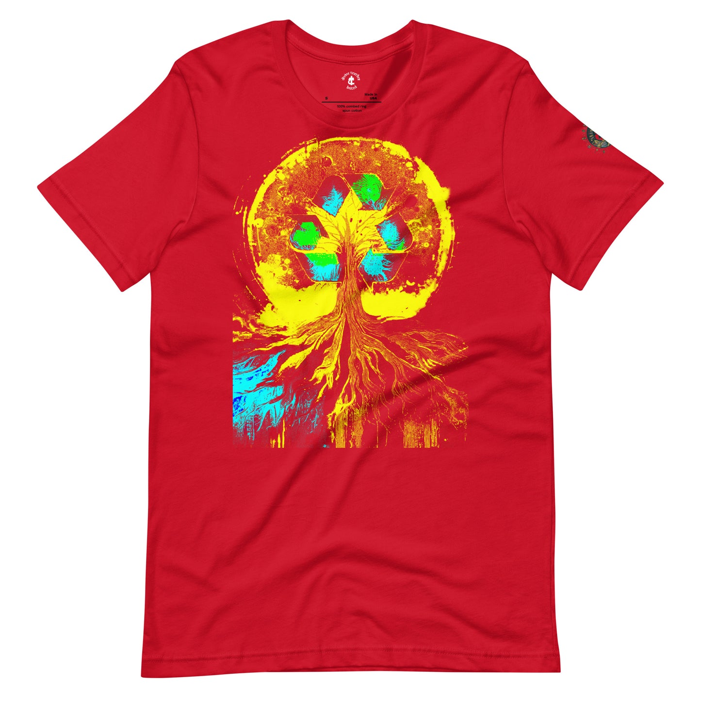 "Tree of Life" eco-roots "Mandala" Tee