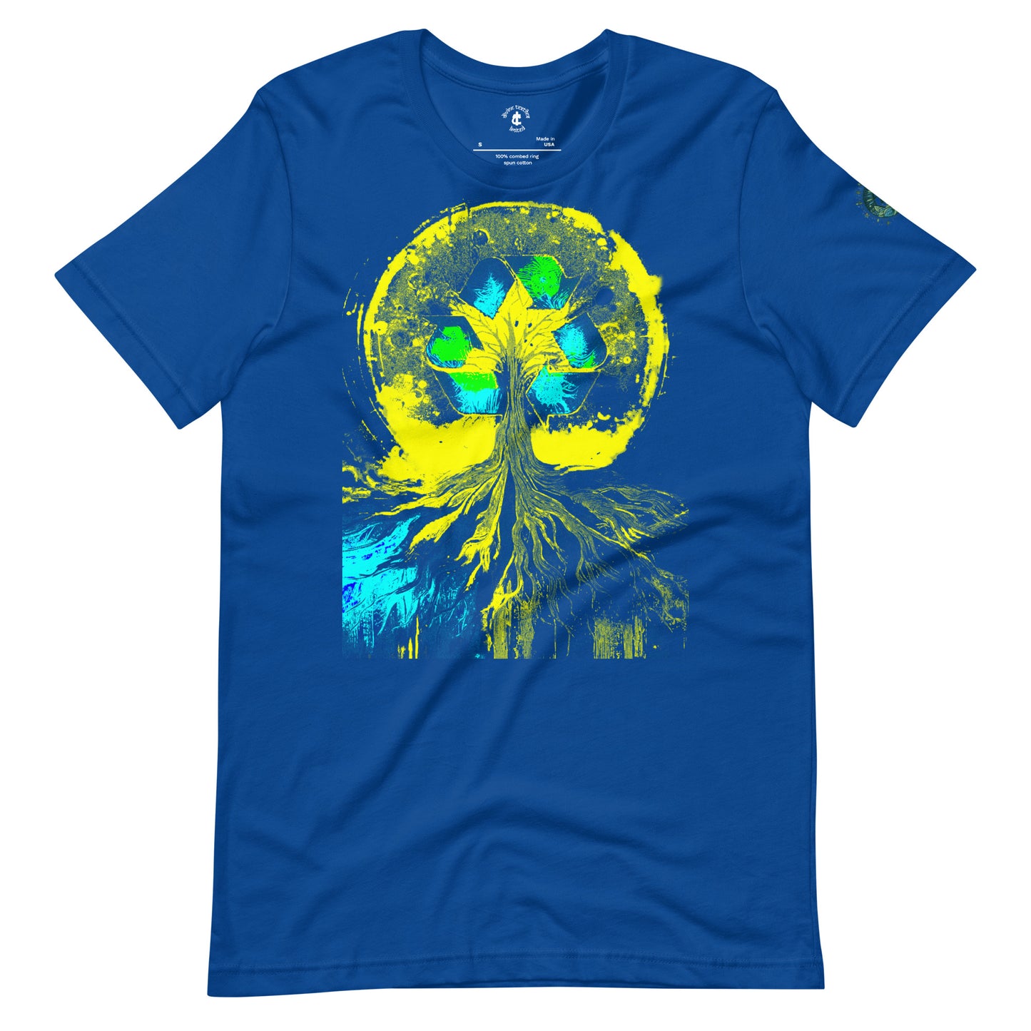 "Tree of Life" eco-roots "Mandala" Tee