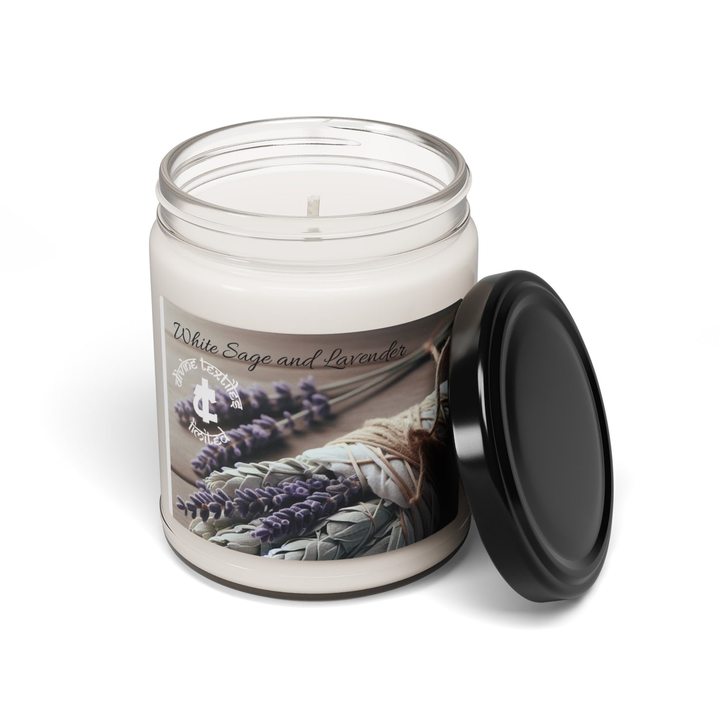 Divine Glow: Aromatic Soy Wax Candle