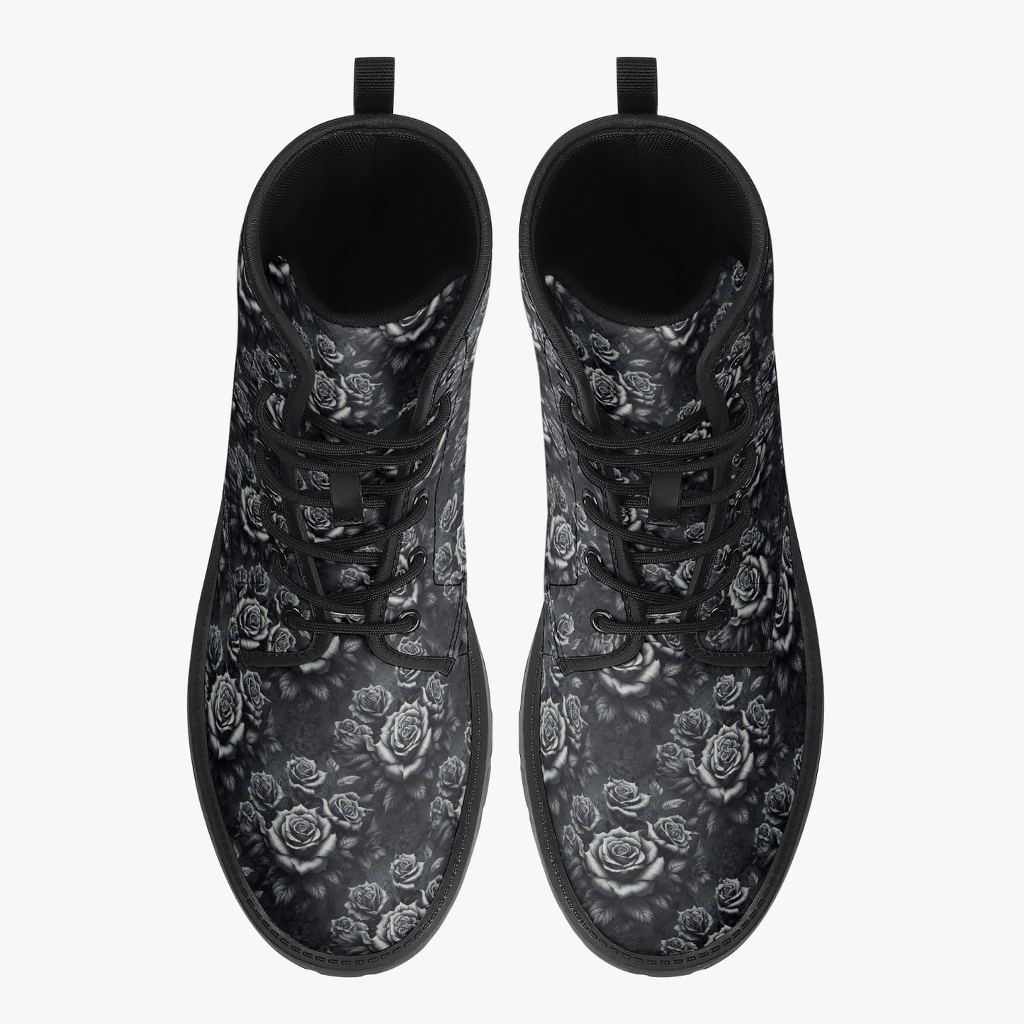 Divine Roses Leather Boots