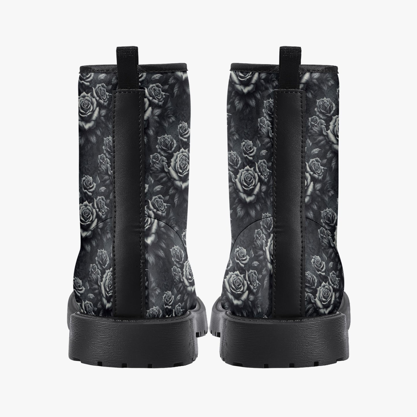 Divine Roses Leather Boots