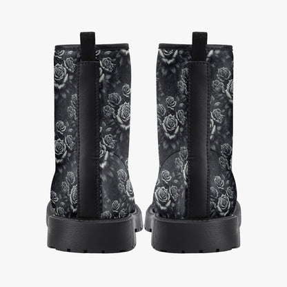 Divine Roses Leather Boots