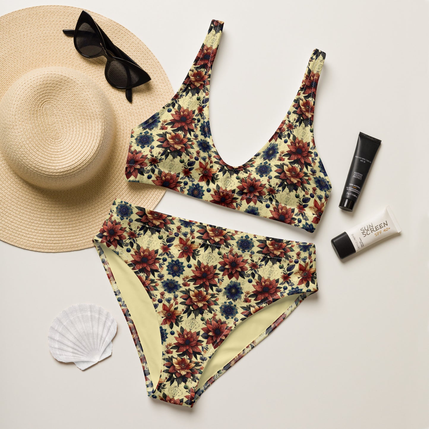 Eco Wave Ocean Mandala Bikini