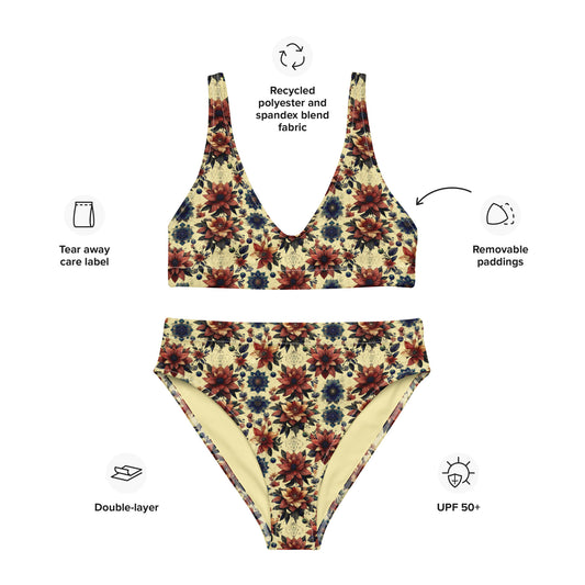 Eco Wave Ocean Mandala Bikini
