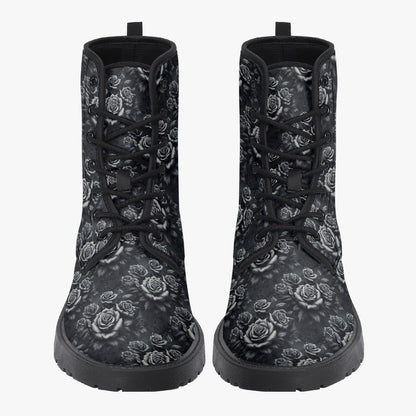 Divine Roses Leather Boots