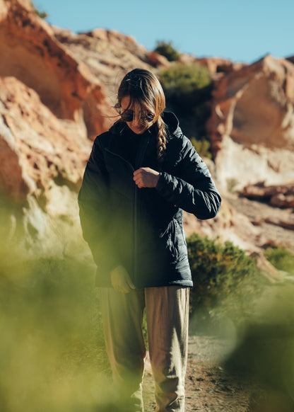 WOMEN'S VINDA THERMAL INSULATED JACKET (STEALTH BLACK)